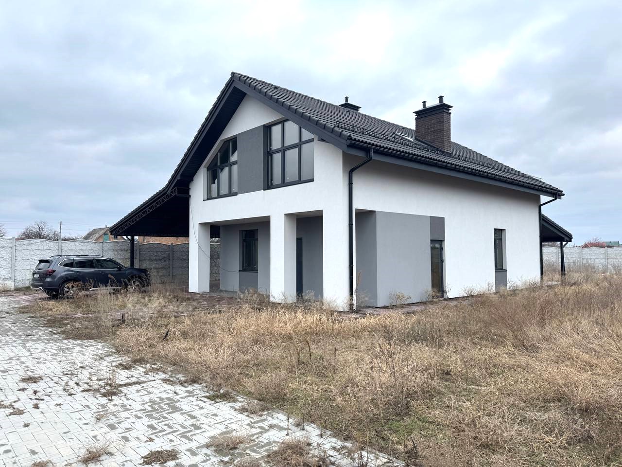 Продаж будинків КМ с.Лебедівка - 3 готових будинки -170 м2, 60 соток, 125 кВт - Зображення 8