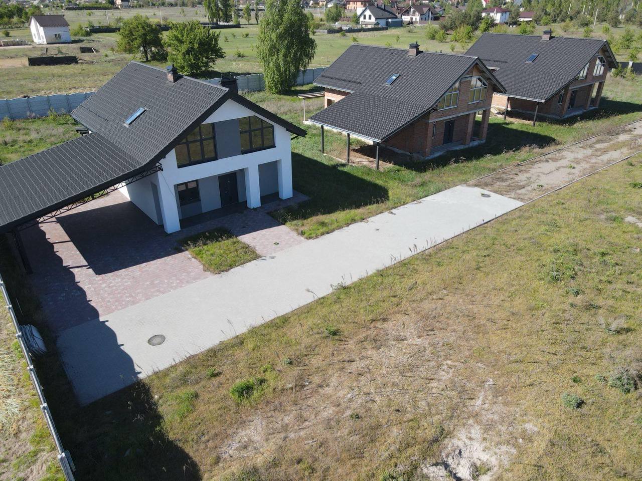 Продаж будинків КМ с.Лебедівка - 3 готових будинки -170 м2, 60 соток, 125 кВт - Зображення 15